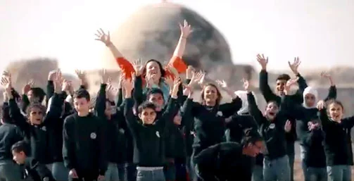 Young people in a group activity